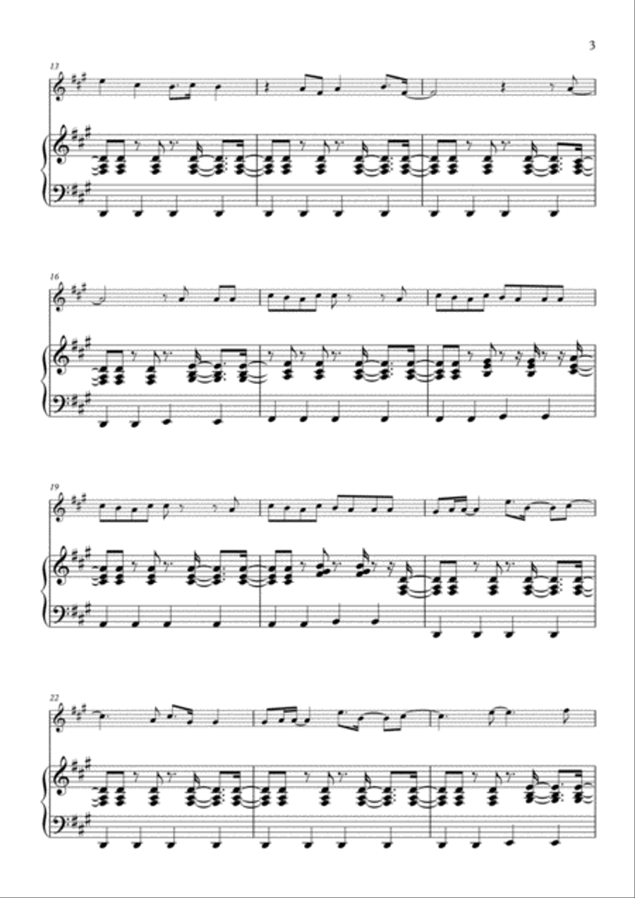 Into You Flute Solo scores gallery preview page 3
