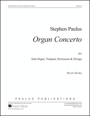 Book cover for Organ Concerto