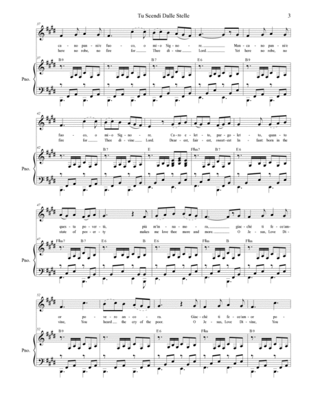 Tu Scendi Dalle Stelle (Vocal Score) image number null