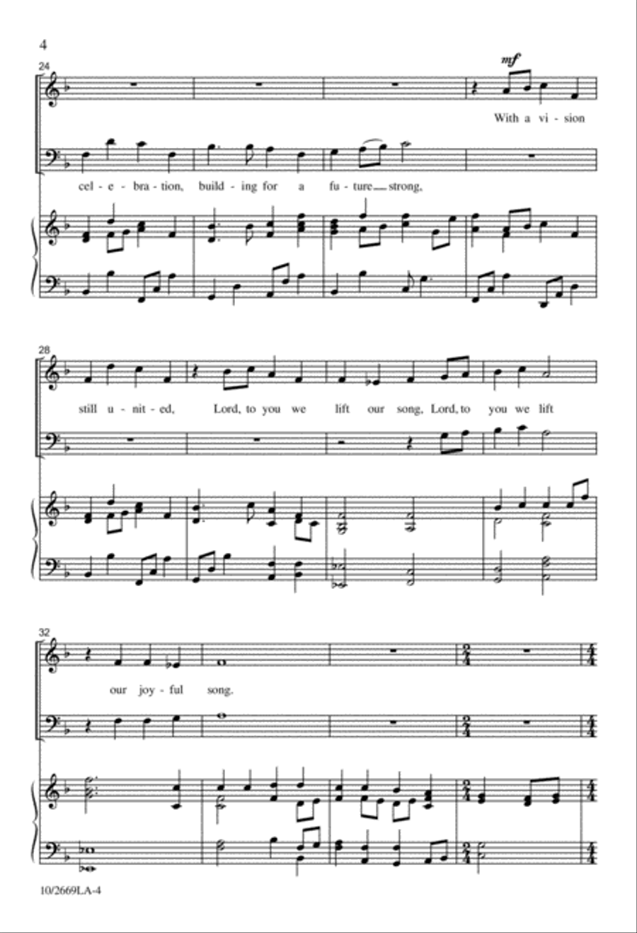 On This Day of Celebration 4-Part scores gallery preview page 3
