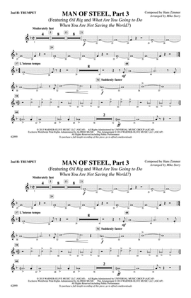 Man of Steel, Part 3: 2nd B-flat Trumpet