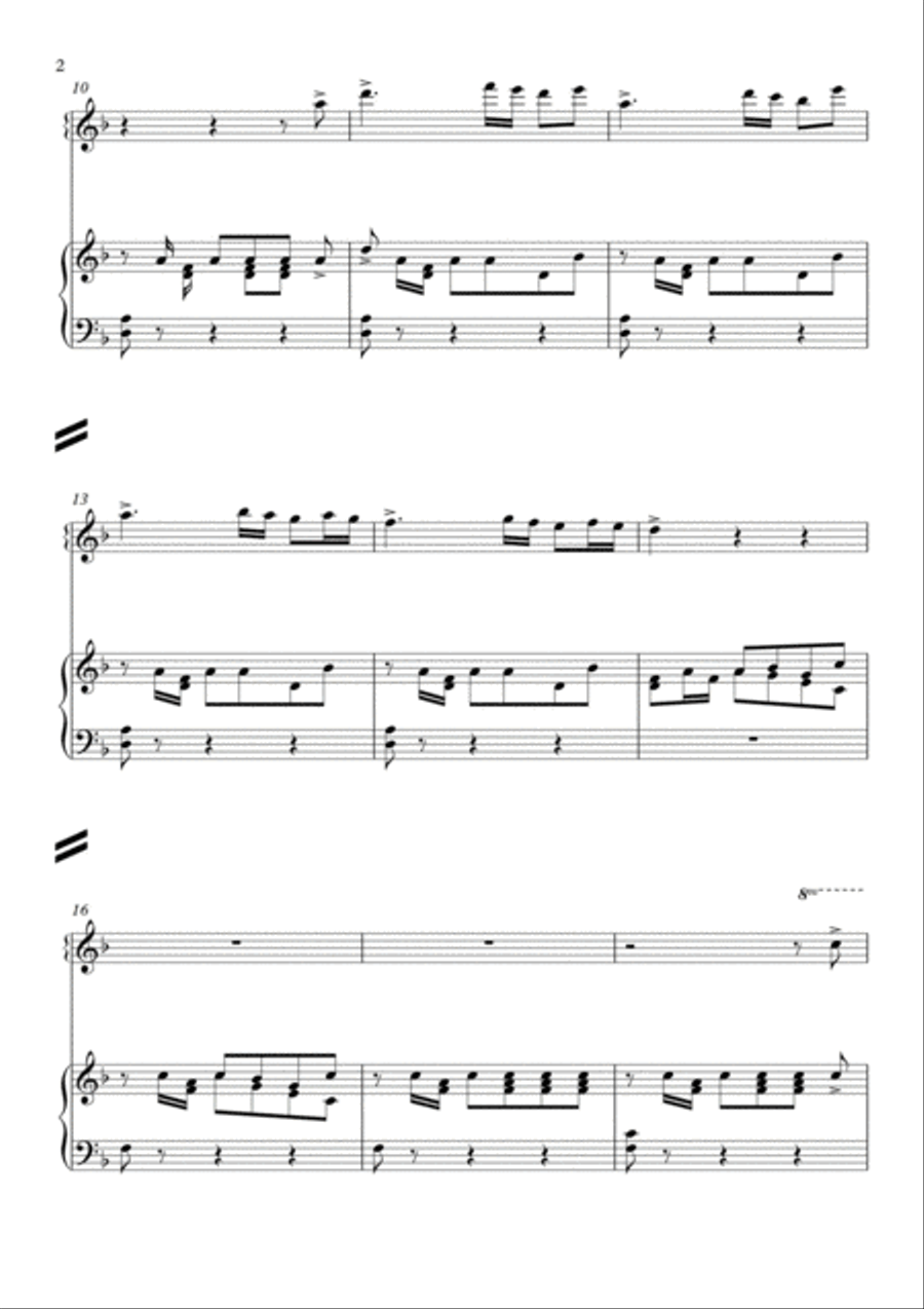 Carillon duets Glockenspiel scores gallery preview page 6