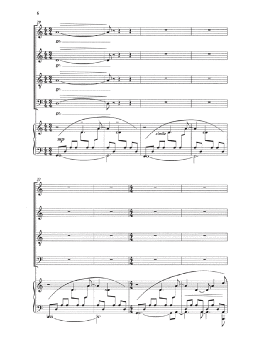 The Waking 4-Part scores gallery preview page 5