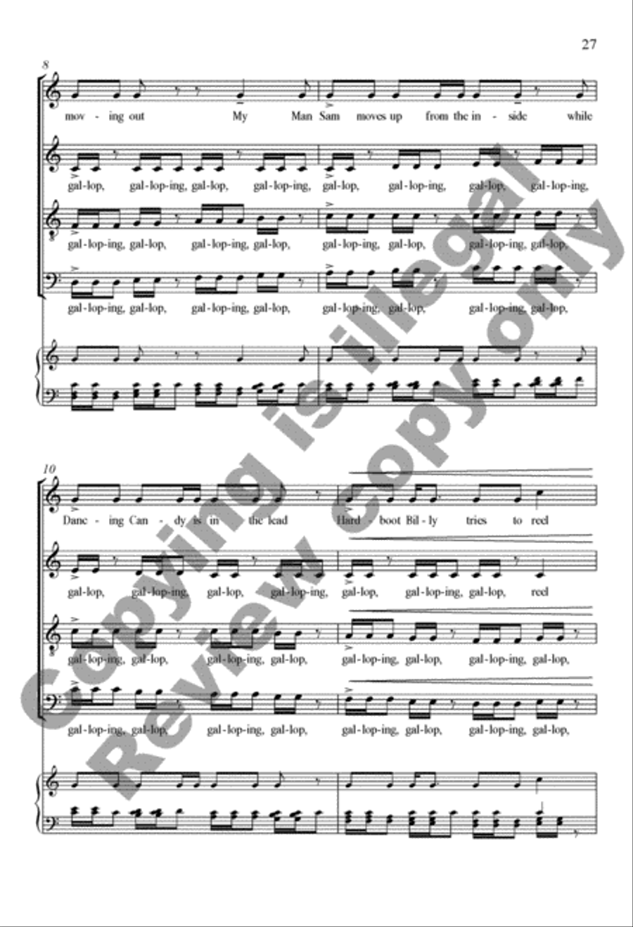 Due South (Complete Collection) 4-Part scores gallery preview page 27