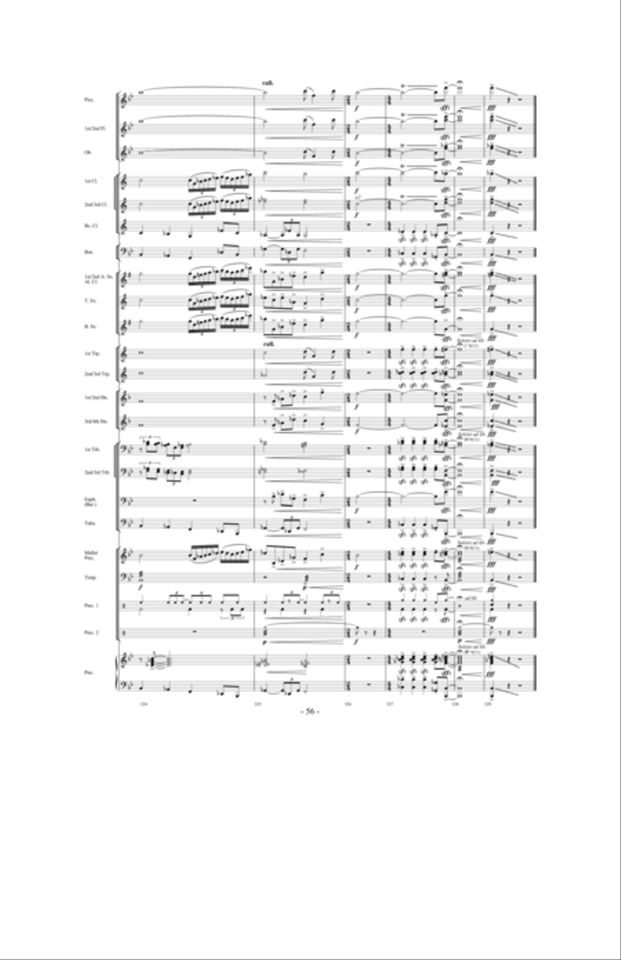 Promising Skies Concert Band scores gallery preview page 55