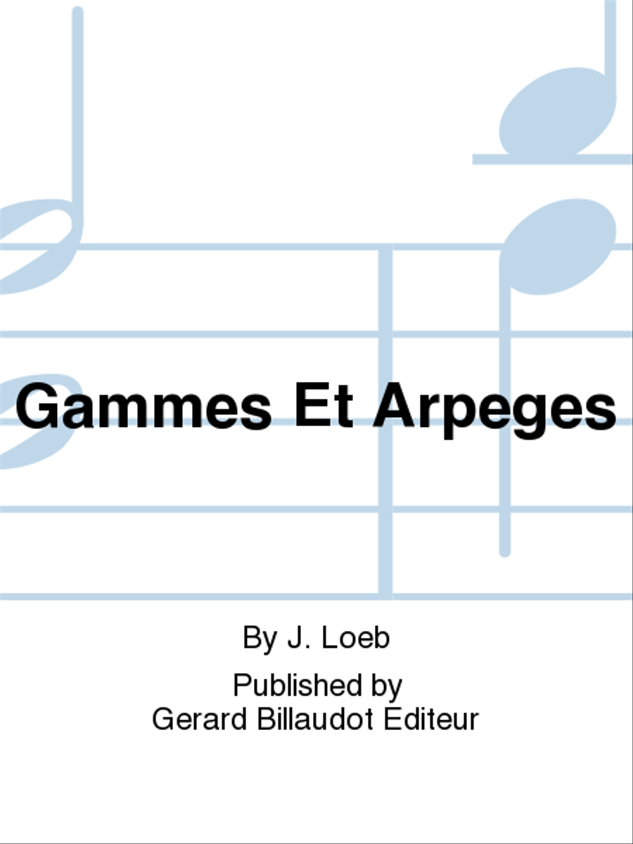 Gammes Et Arpeges Chamber Music scores gallery preview page 1