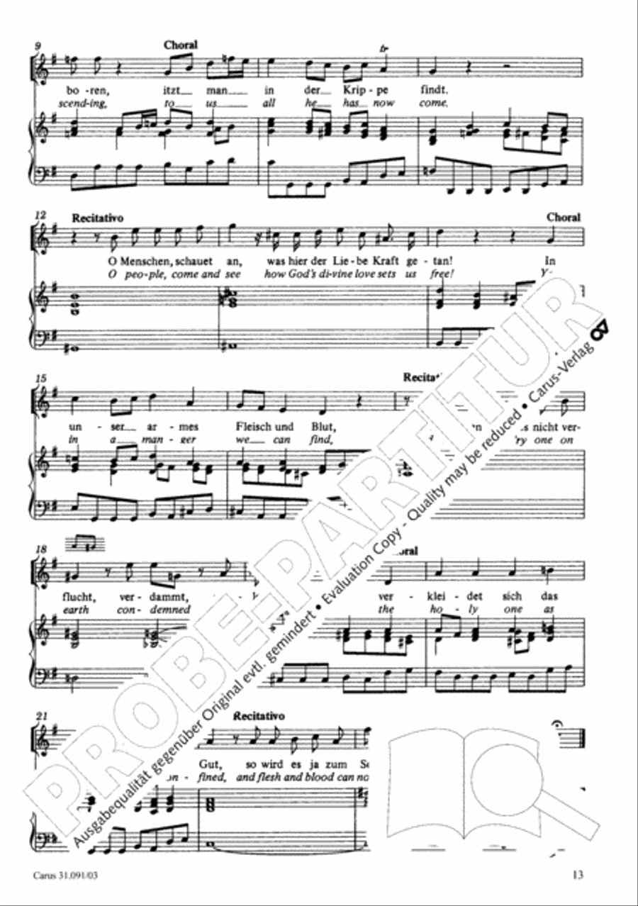 All praise to you, Lord Jesus Christ (Gelobet seist du, Jesu Christ) 4-Part scores gallery preview page 14