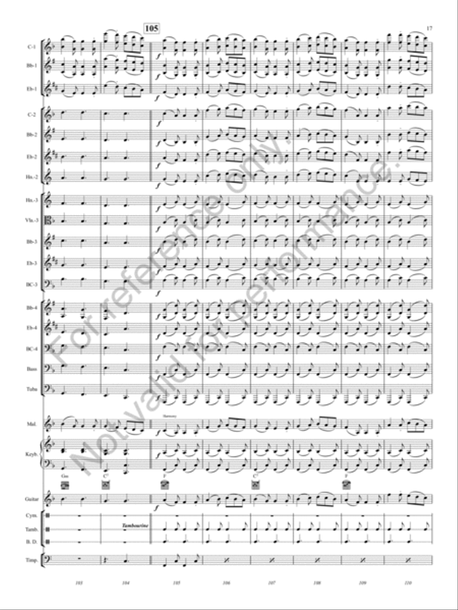 Fantasia on the Dargason (from Second Suite in F, Mvt. IV) Concert Band scores gallery preview page 16