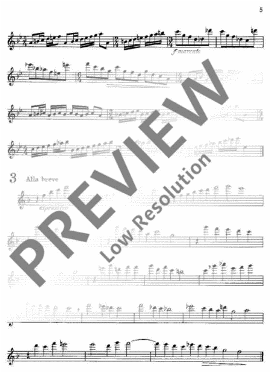 Modern Exercises for Treble Recorder Alto Recorder scores gallery preview page 6