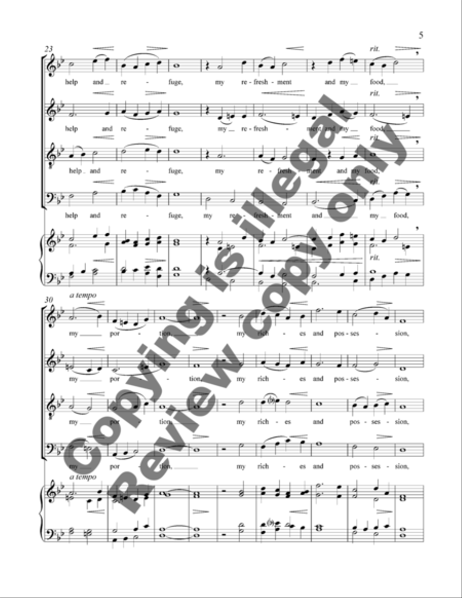 Be Thou alone Be Thou alone 4-Part scores gallery preview page 9