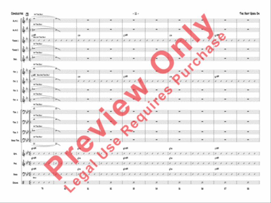 The Beat Goes On Jazz Ensemble scores gallery preview page 14