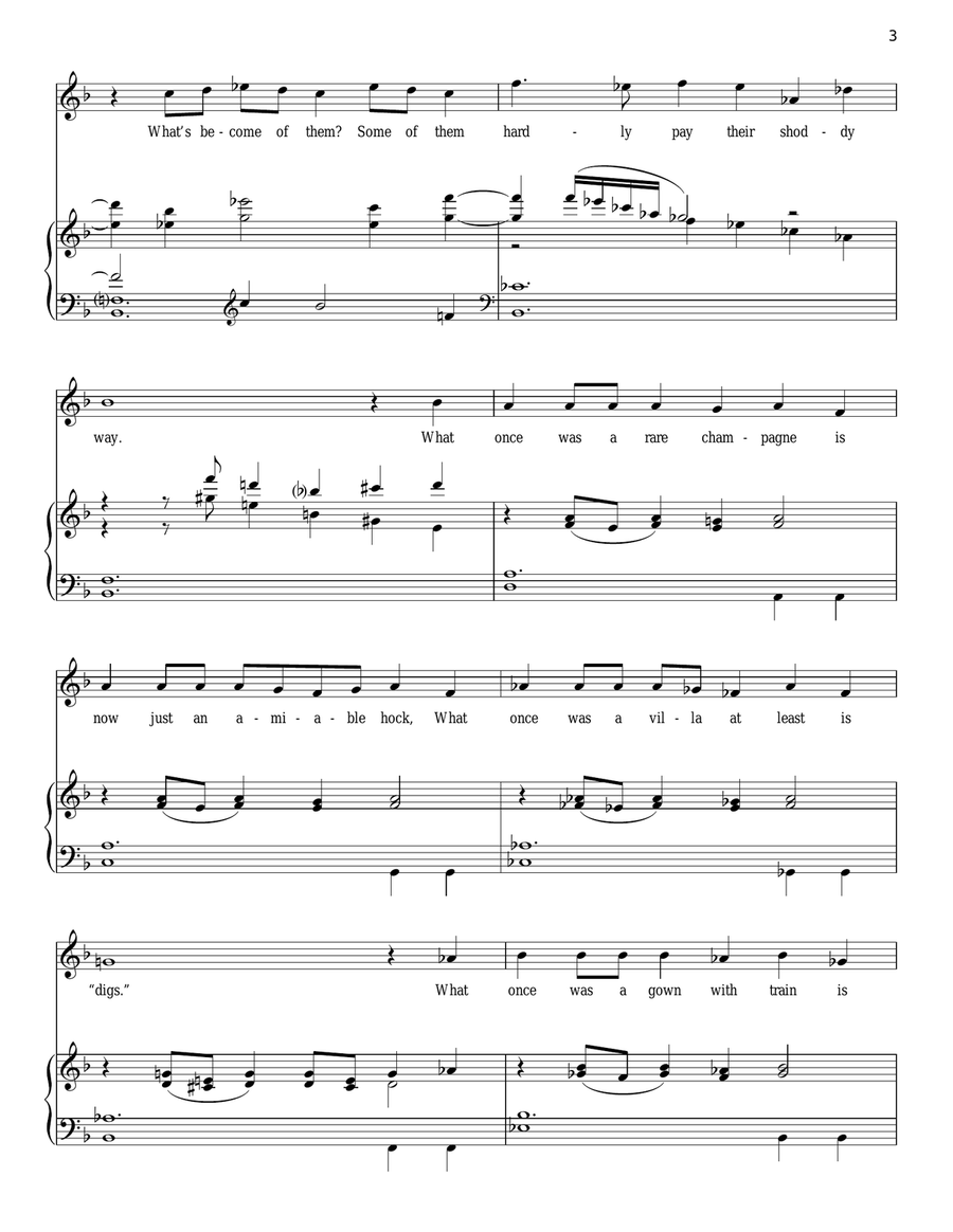 Liaisons Piano, Vocal scores gallery preview page 3