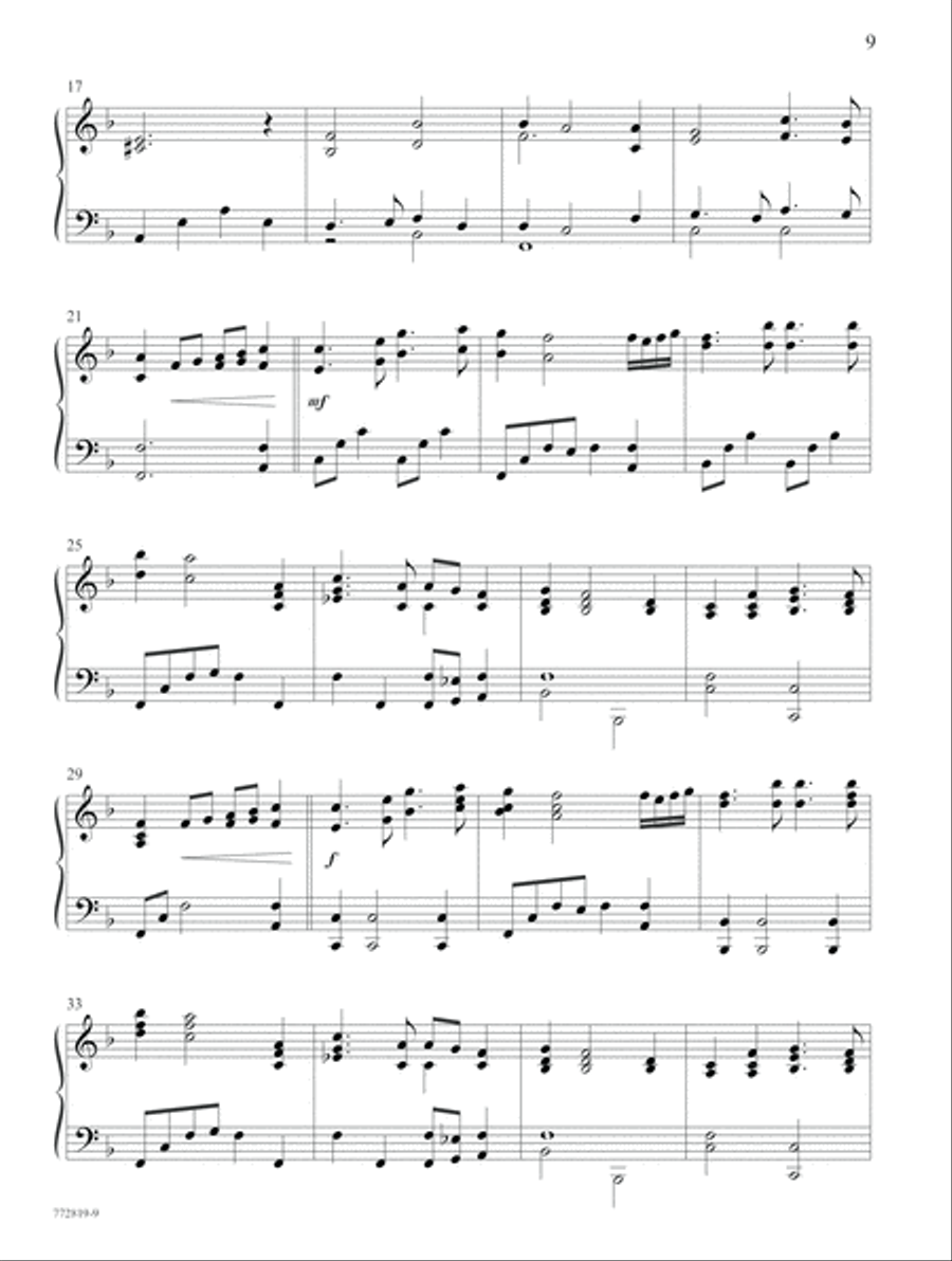 Measureless the Love of God Piano Solo scores gallery preview page 5