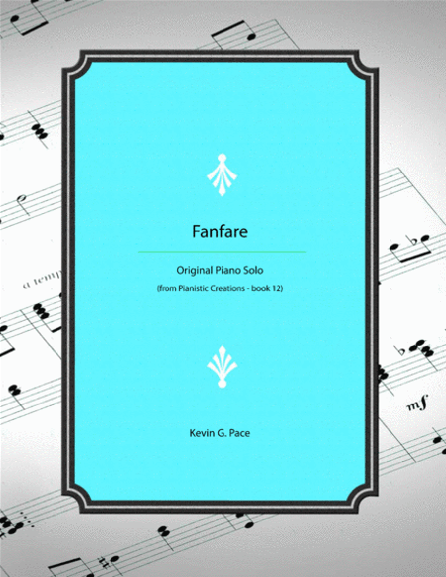 Fanfare - original piano solo Piano Solo scores gallery preview page 1