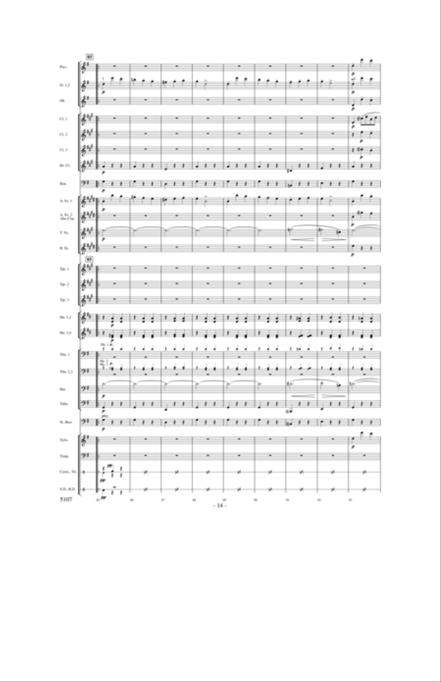 Slavonic Dance No. 1 Slavonic Dance No. 1 Concert Band scores gallery preview page 13