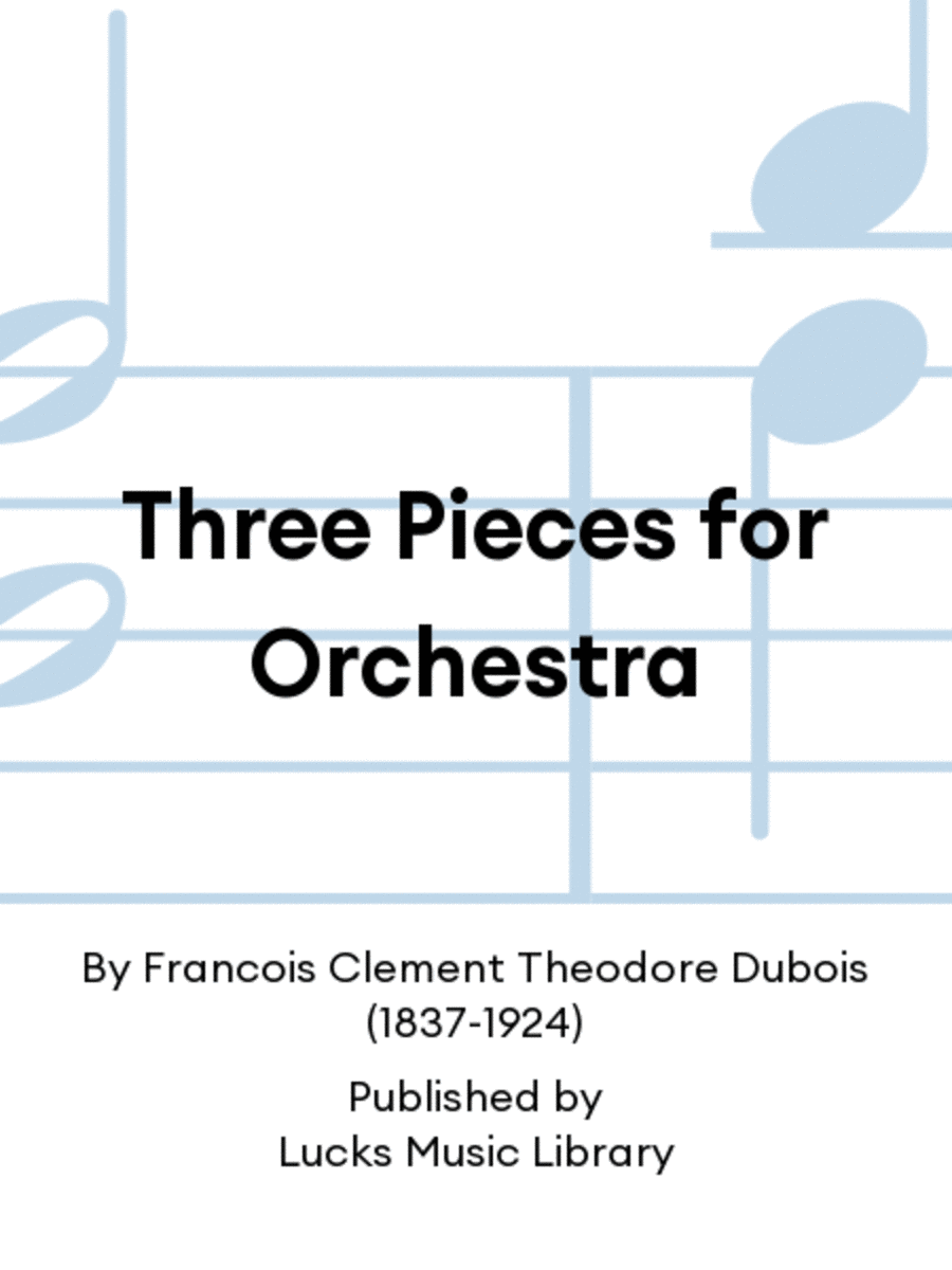 Three Pieces for Orchestra Score scores gallery preview page 1