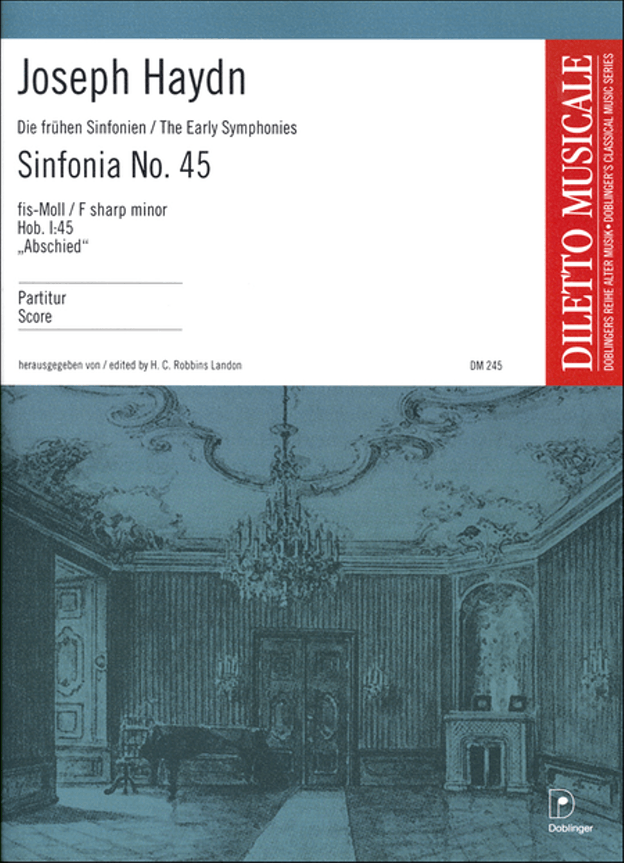 Sinfonia Nr. 45 fis-moll - Abschiedssymphonie Orchestra scores gallery preview page 1