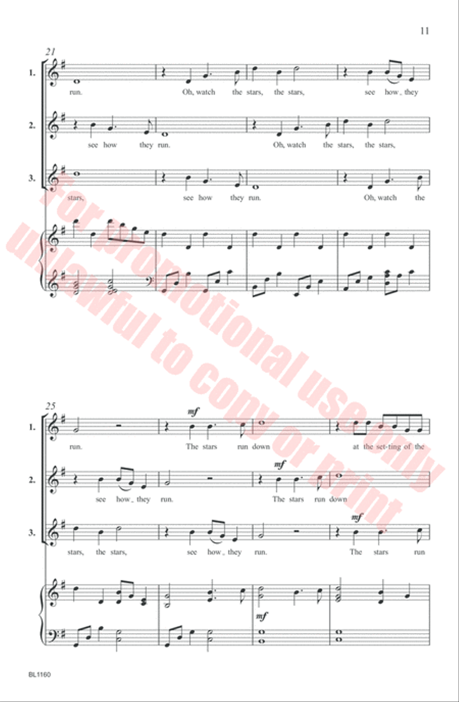 Round and Round: A Collection of Rounds for Emerging Choirs Choir scores gallery preview page 11