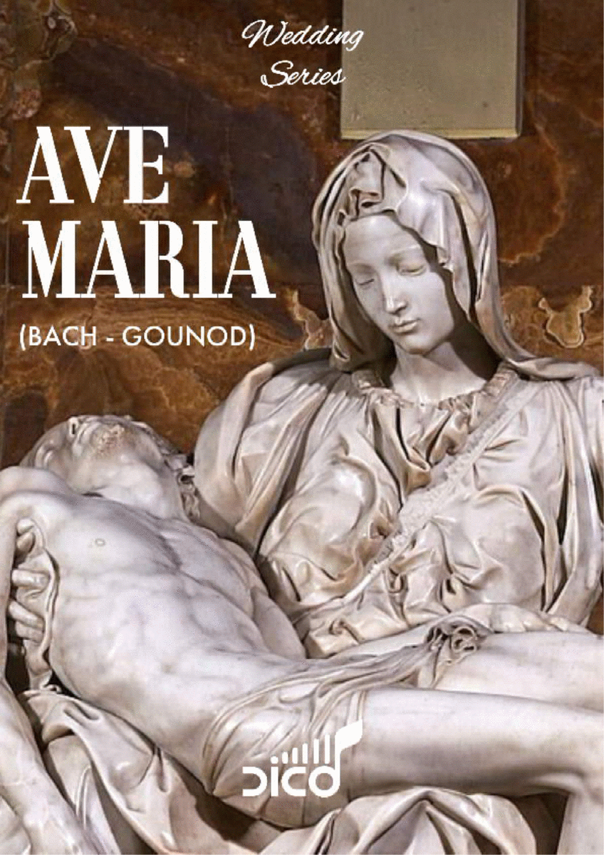 Ave Maria (Gounod) in F - for 2 voices & flexible quintet image number null