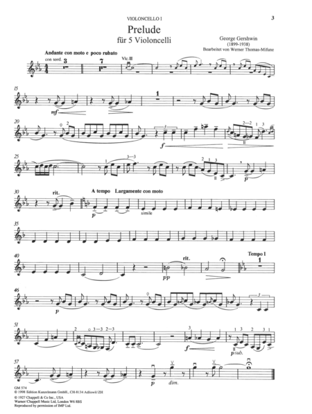 Prelude no. 2 / Fragment
