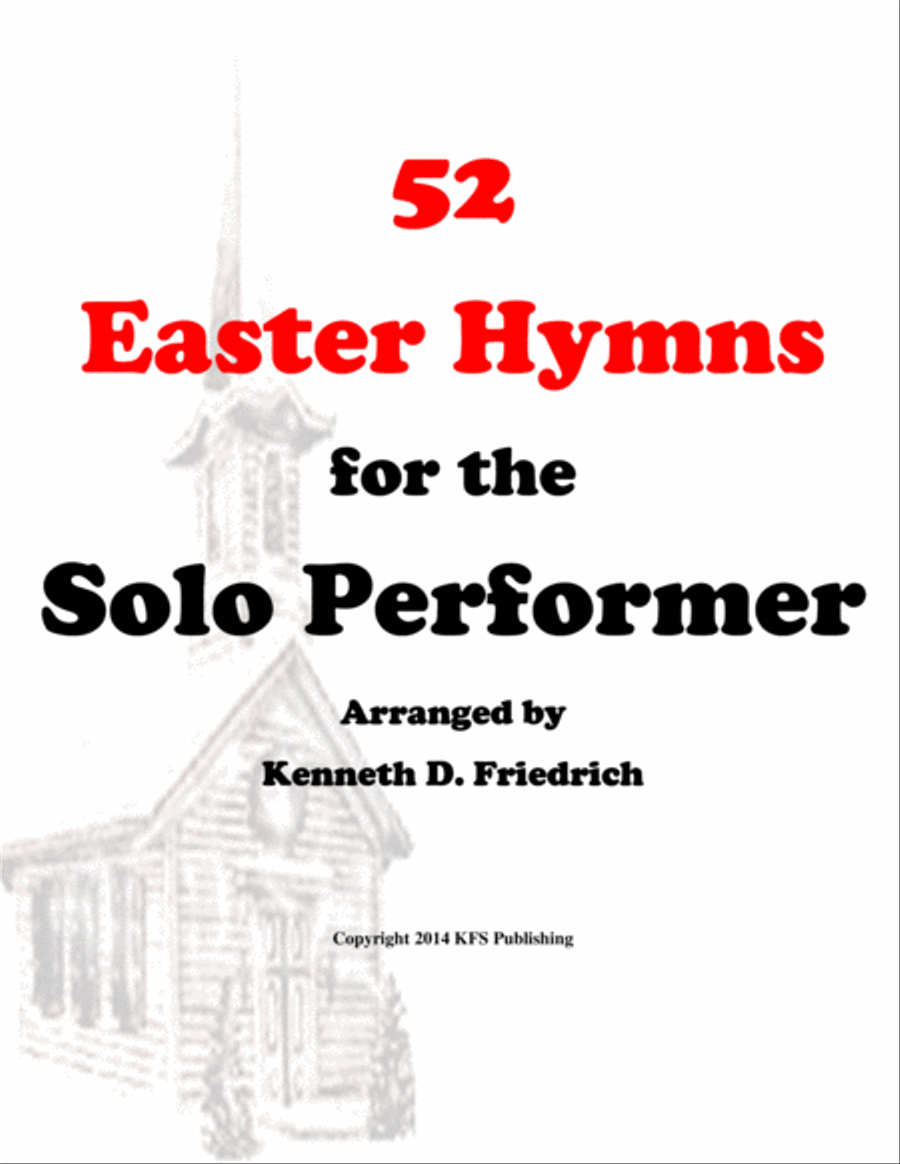 52 Easter Hymns for the Solo Performer - tenor saxophone