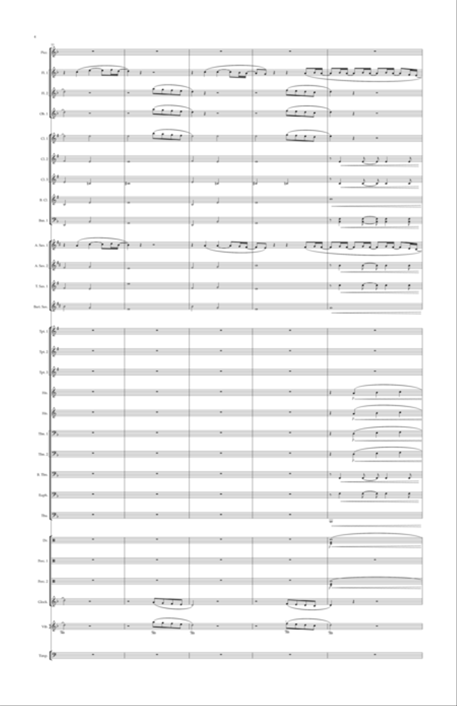 No Time To Die Concert Band scores gallery preview page 4