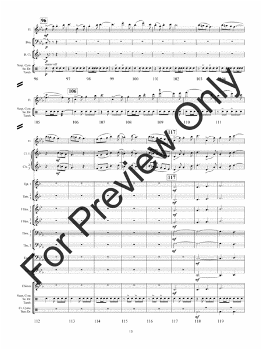 Celtic Song and Celebration Concert Band scores gallery preview page 16
