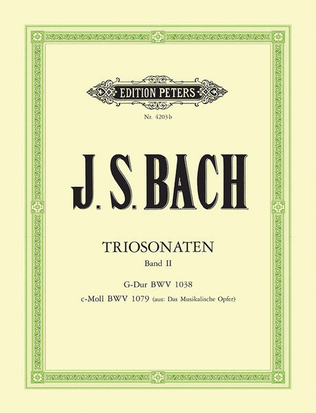 Book cover for Trio Sonatas - Volume 2