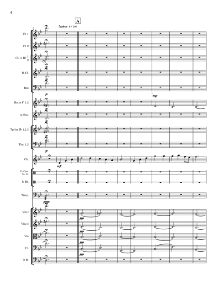 Merry-go-round Of Life Full Orchestra scores gallery preview page 4