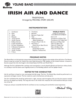 Book cover for Irish Air and Dance: Score