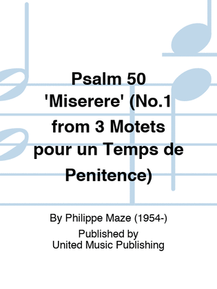 Psalm 50 'Miserere'