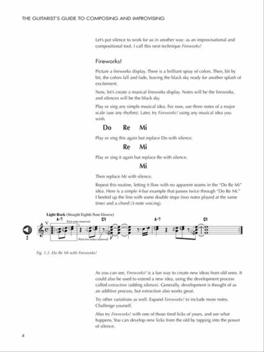 The Guitarist's Guide to Composing and Improvising Guitar scores gallery preview page 8