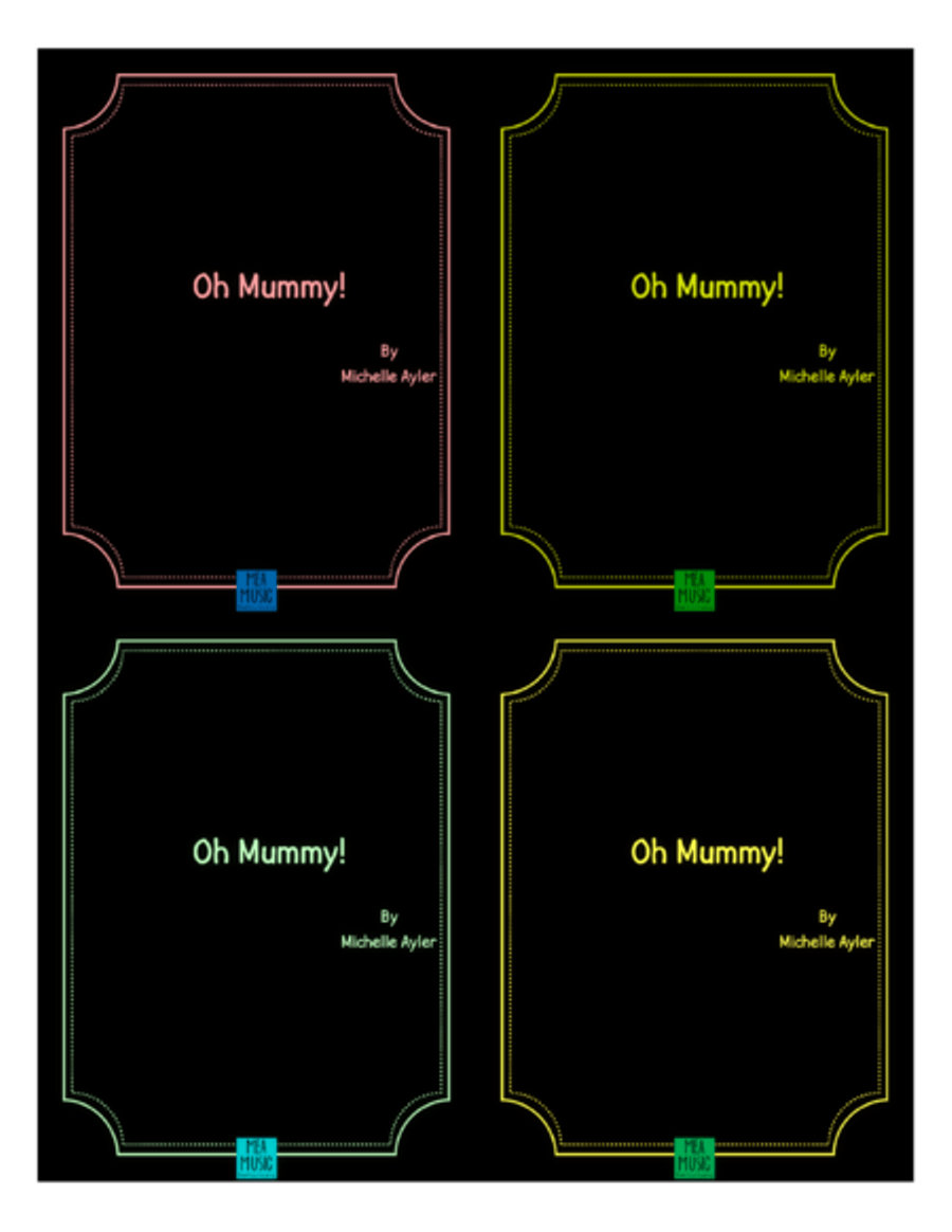 Oh Mummy Oh Mummy Easy Piano scores gallery preview page 1