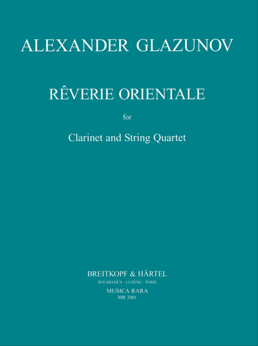 Rêverie orientale Set of Parts scores gallery preview page 1