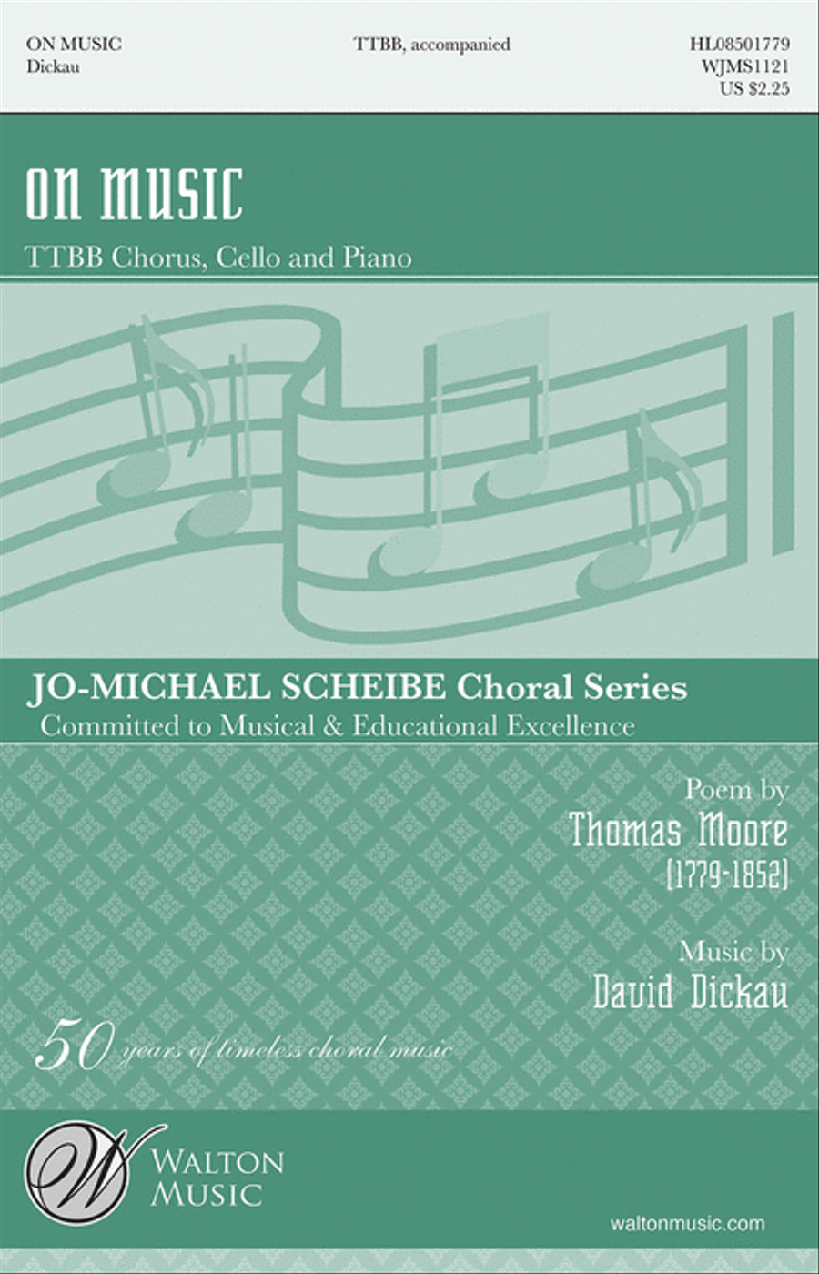 On Music TTBB scores gallery preview page 1