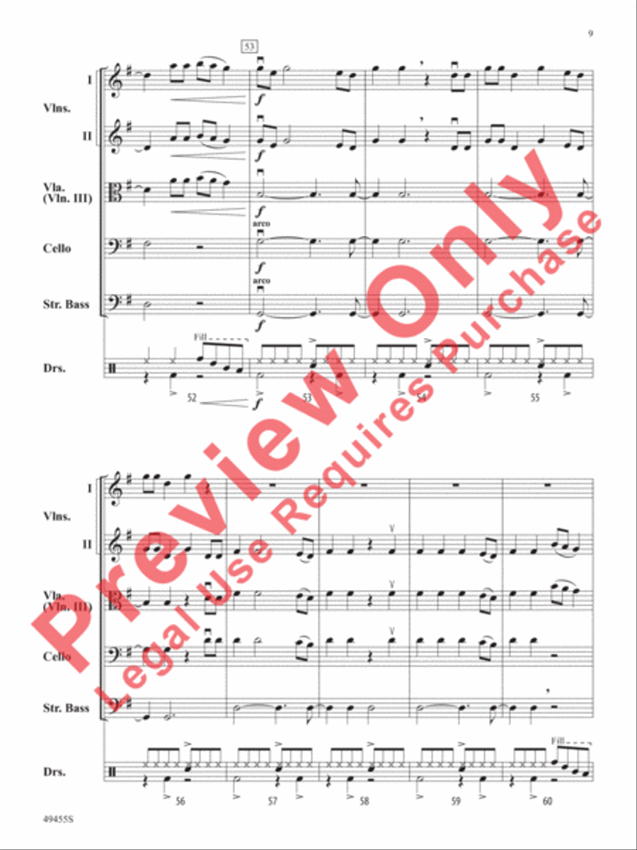 Fancy Like String Orchestra scores gallery preview page 10