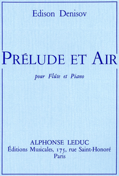 Prelude Et Air (flute & Piano)