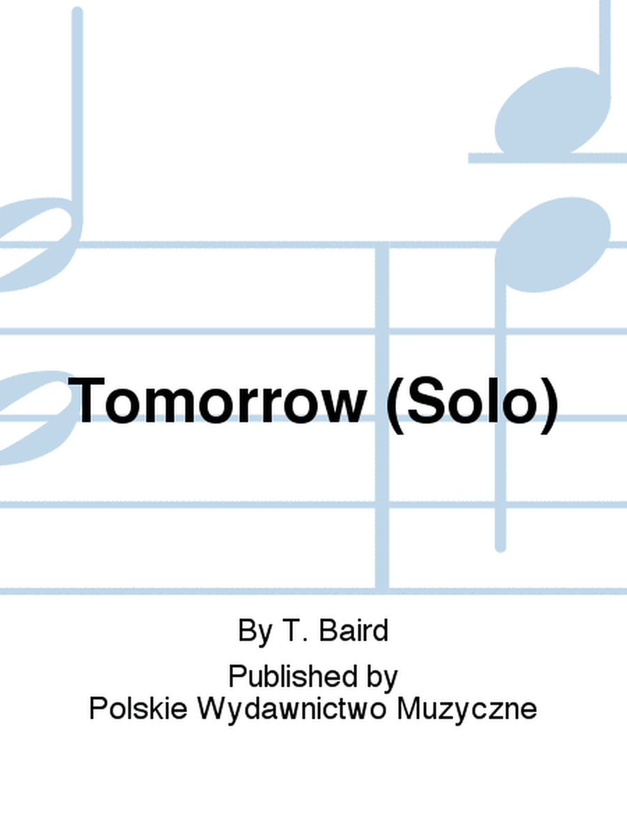 Tomorrow (Solo)