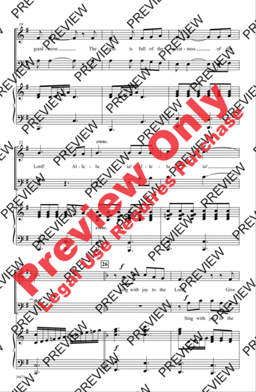 Sing Joyful Alleluias 4-Part scores gallery preview page 4