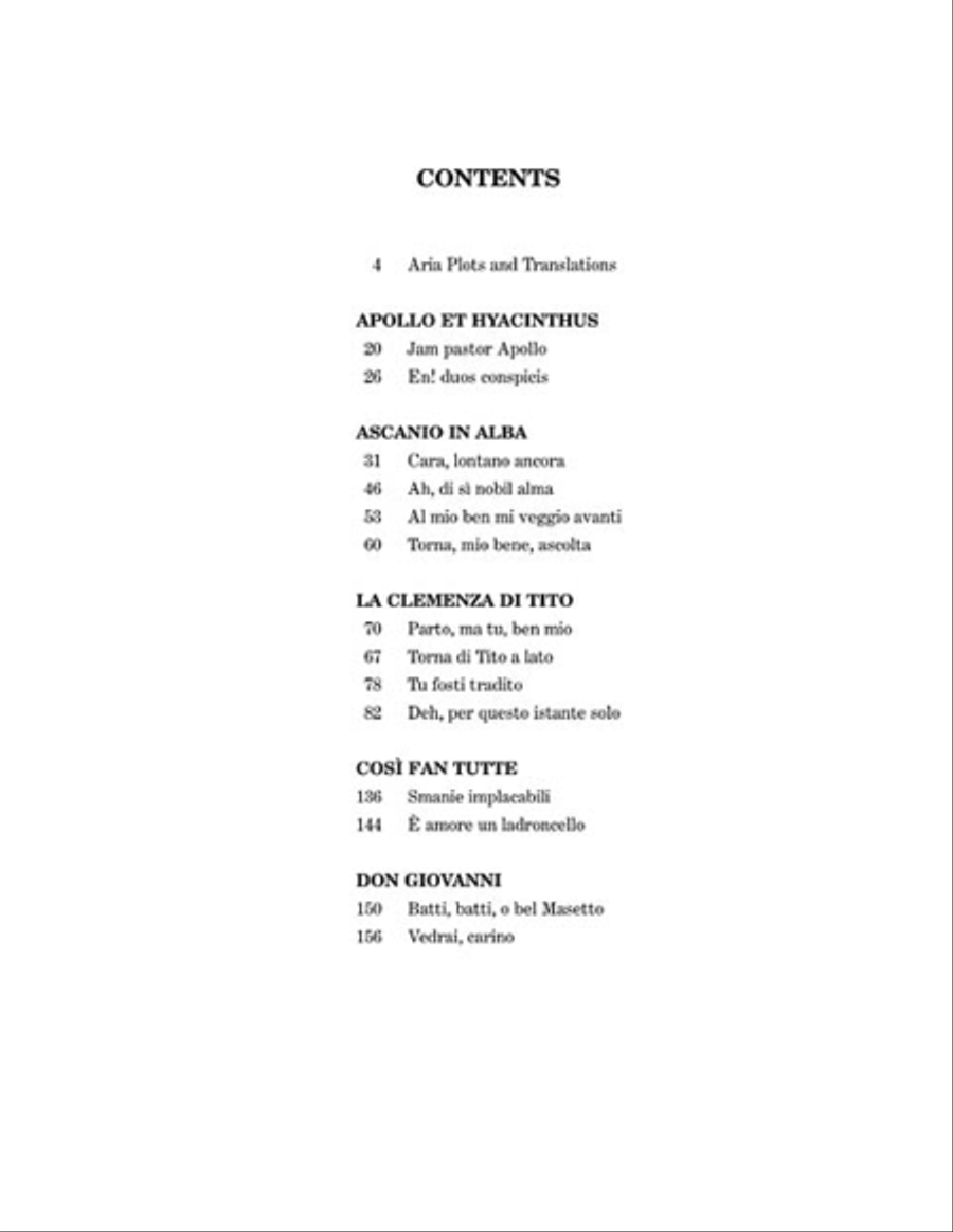 Mozart Opera Arias Mozart Opera Arias Mezzo-Soprano Voice scores gallery preview page 2