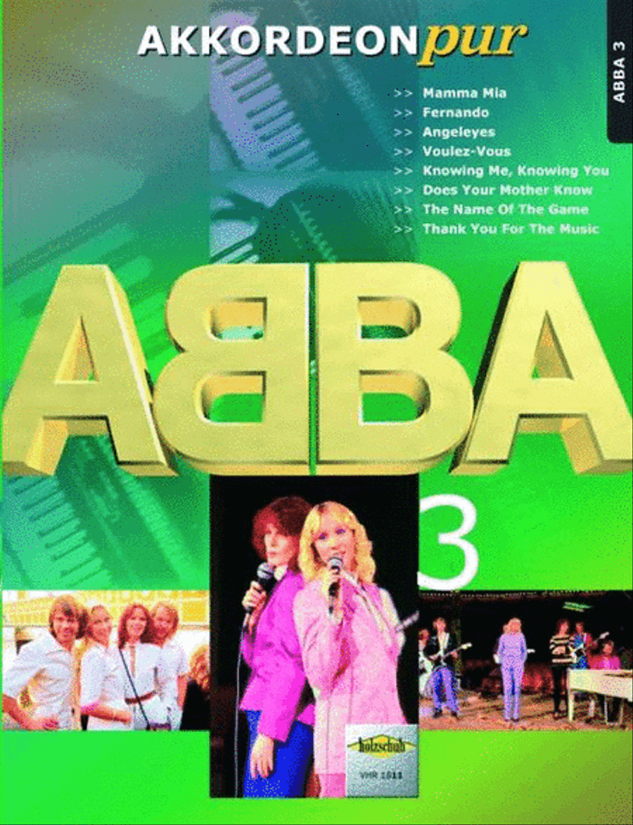 ABBA 3 Vol. 3 Accordion scores gallery preview page 1
