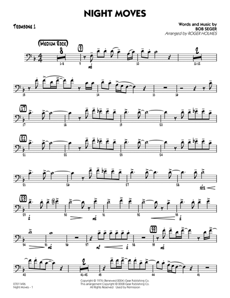 Night Moves - Trombone 1