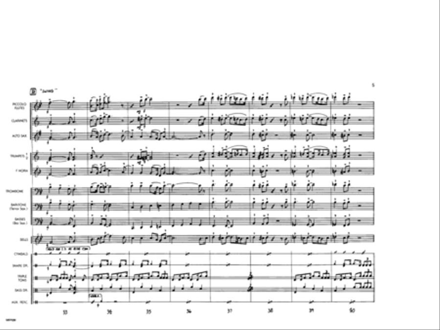 Oh! You Beautiful Doll Marching Band scores gallery preview page 6