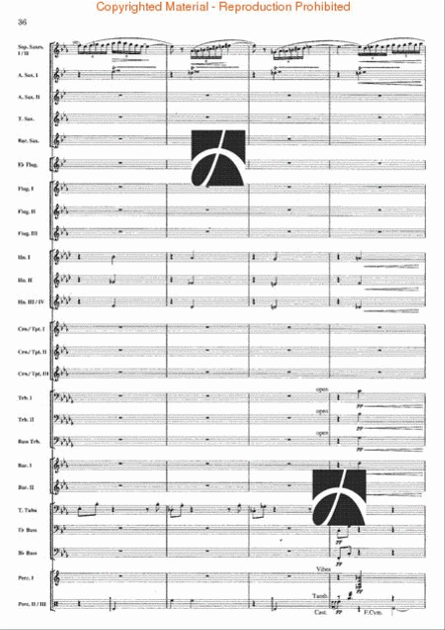 Firestorm Brass Band scores gallery preview page 36