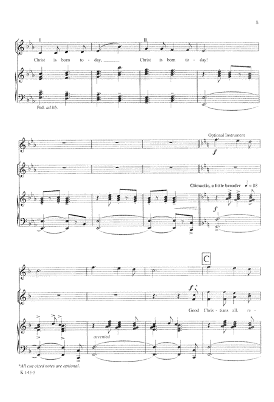 Good Christians, All Rejoice 2-Part scores gallery preview page 6