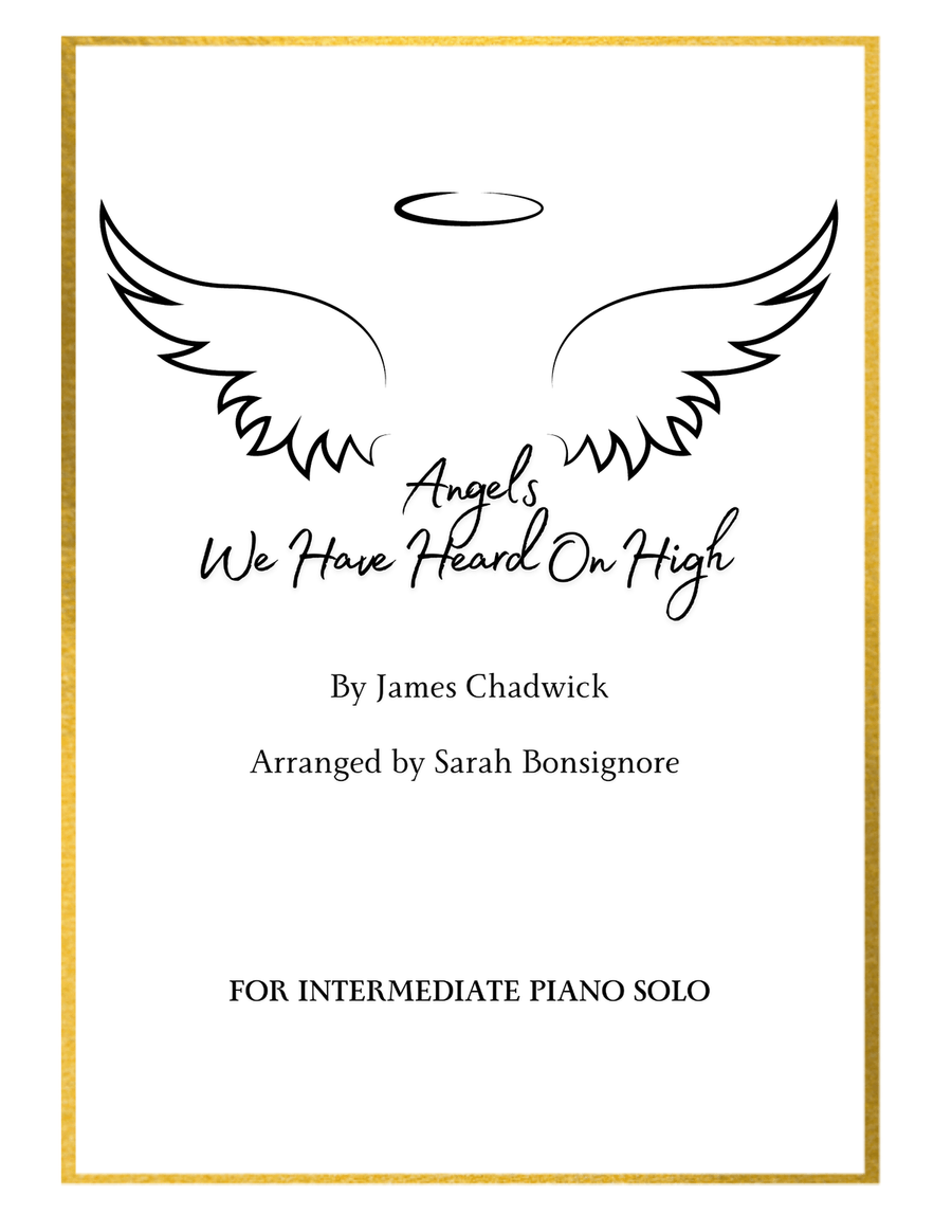 Angels We Have Heard on High Piano Solo scores gallery preview page 1