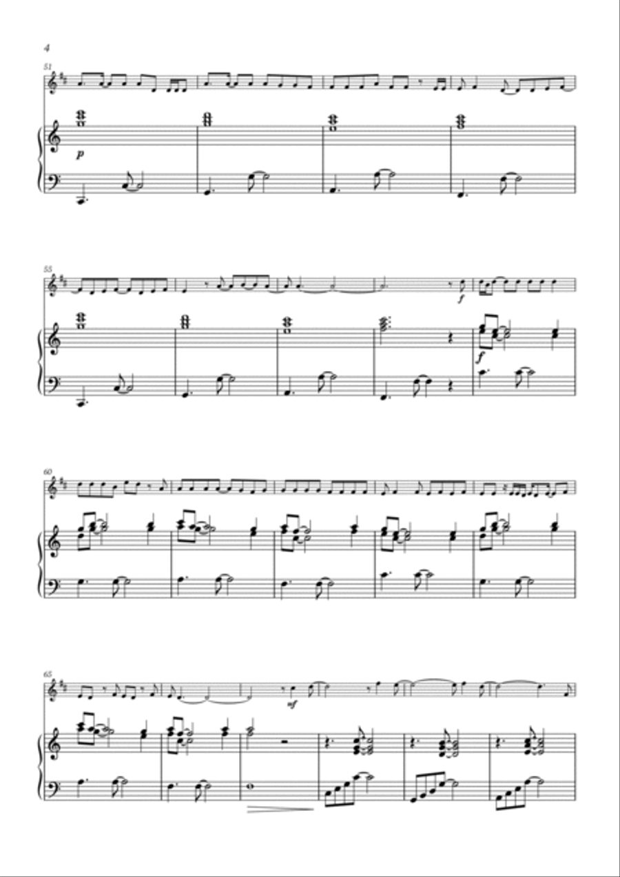 All Too Well B-Flat Clarinet scores gallery preview page 4