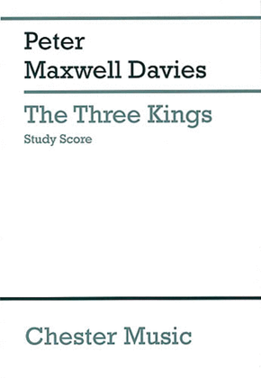 Book cover for Peter Maxwell Davies: The Three Kings (Study Score)