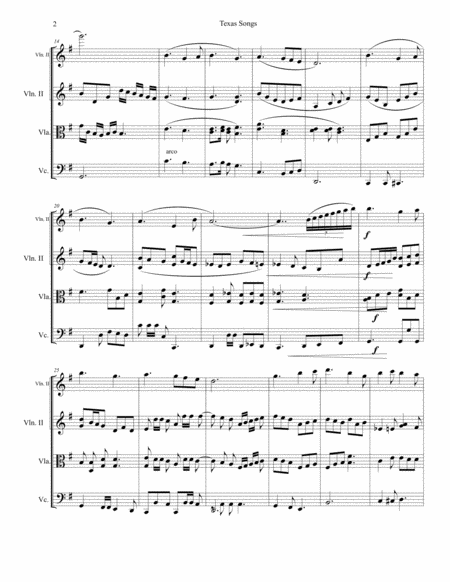 Texas Songs for String Quartet, Mvt. I "Lorene" image number null