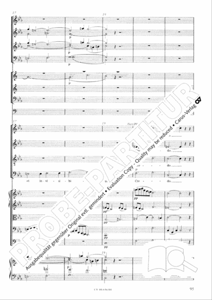 Mass in A Major (2 versions) STB scores gallery preview page 106
